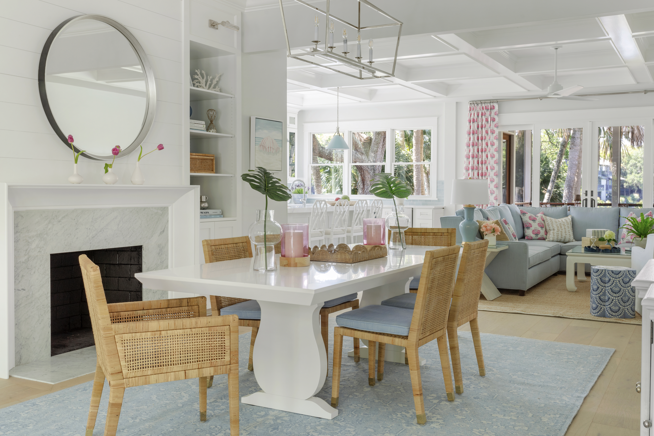  This home designed by the talented KMG Design Studio is everything a home for a young family should be!  Upon entering, you’re welcomed by a fresh atmosphere that breathes life into every corner. The design seamlessly marries functionality with aesthetic appeal, creating a space that not only looks stunning but also feels incredibly livable. Stylist: @jvdesignstyle Instagram: @kmg_designstudio Website: kmgdesign-studio.com Photographer: @julialynnphotography