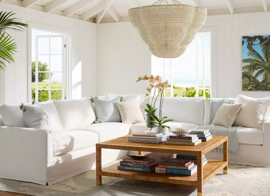 Beautiful blues, dreamy rattans and those coastal-inspired living rooms that we just can’t get enough of make this our favorite Serena & Lily collection to date–and that’s really saying something!