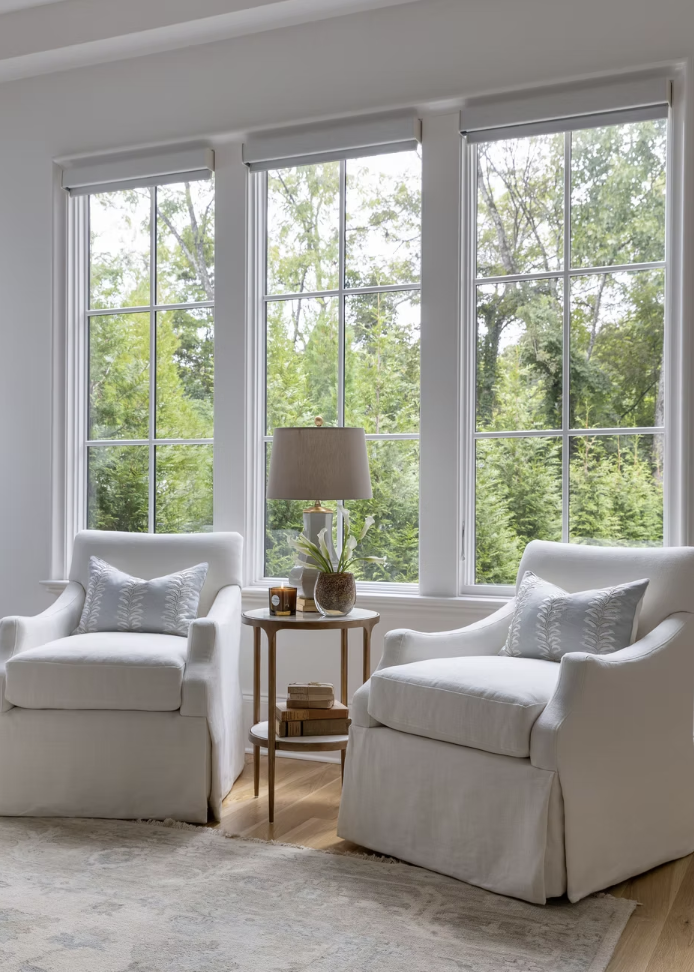 Now, we're back with another home tour from this talented team that is one for the books, one that speaks to the very heart of the chic gorgeousness and soothing yet utterly chic simplicity that we're always hoping to achieve. Love the look of this pair of chairs Photographed by Heather Ison  Styled by Ashley Hotham Cox