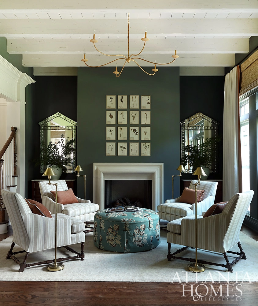 What began as a kitchen remodel, ended with an entire house transformation and the results are this jaw-dropping home transformation that is certain to inspire. We hope you love it as much as we do! Kipling House Interior Design -Photographed by Chris Little via Atlanta Homes & Lifestyles